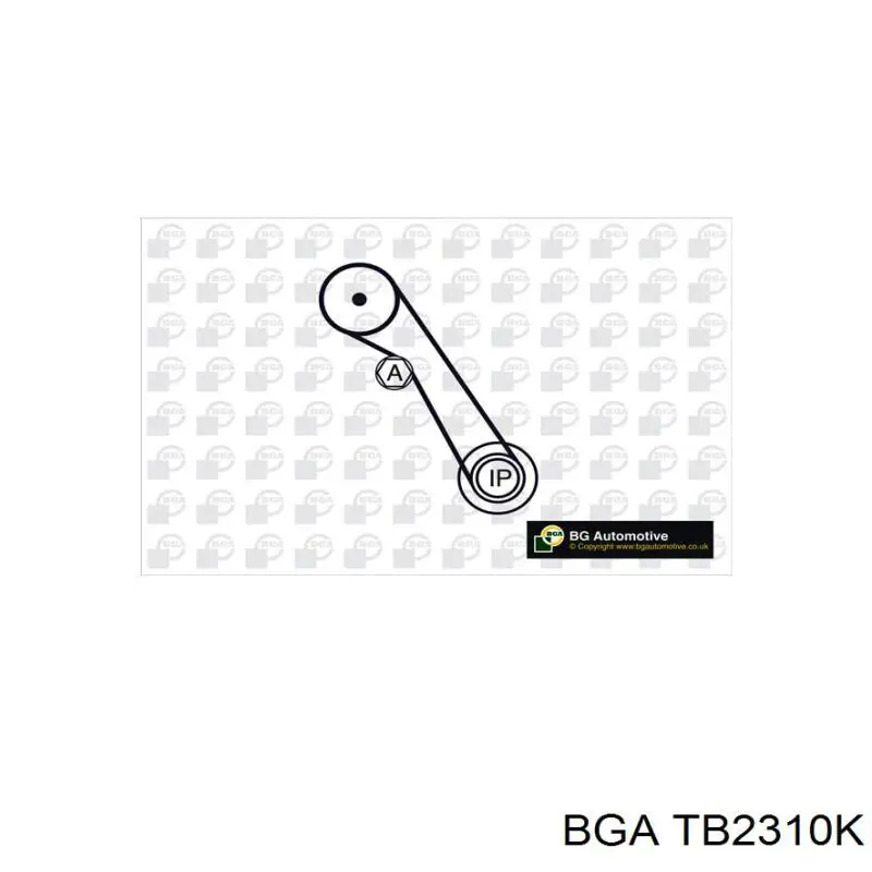 TB2310K BGA kit correa de distribución