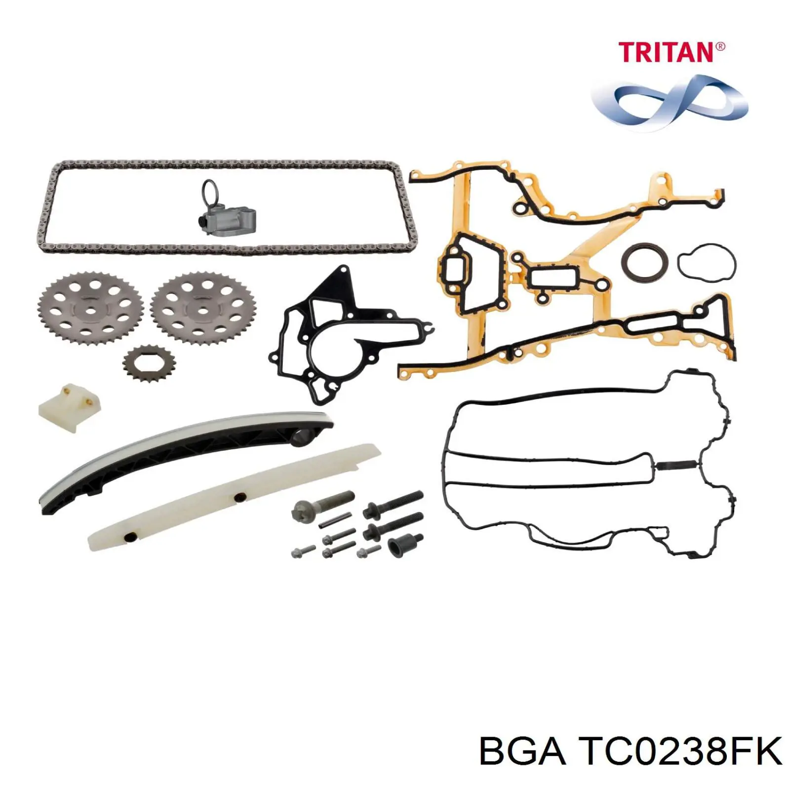 TC0238FK BGA kit de cadenas de distribución