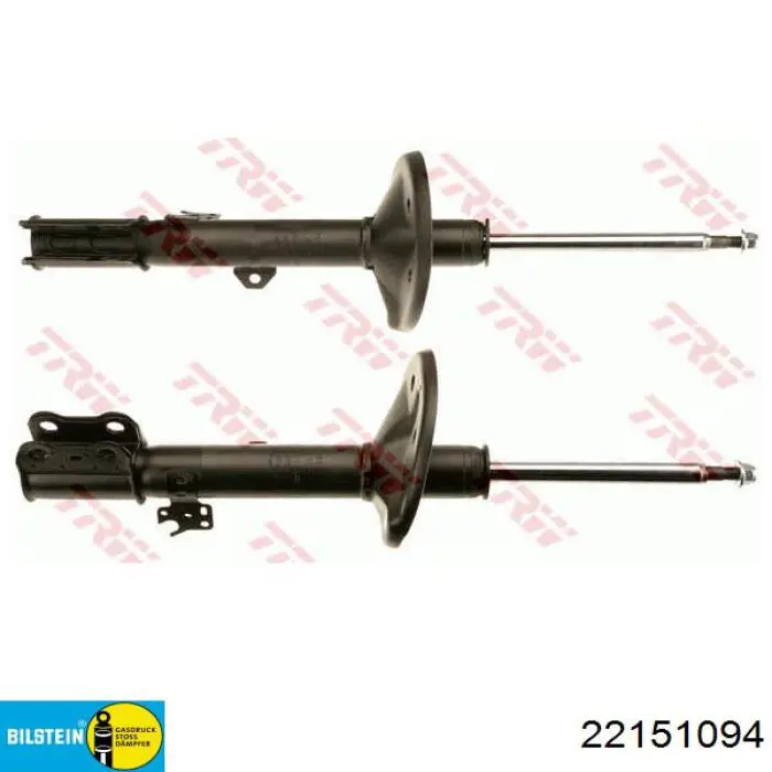 22151094 Bilstein amortiguador delantero izquierdo