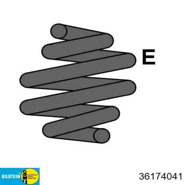  Muelle de suspensión eje trasero para BMW X5 E53