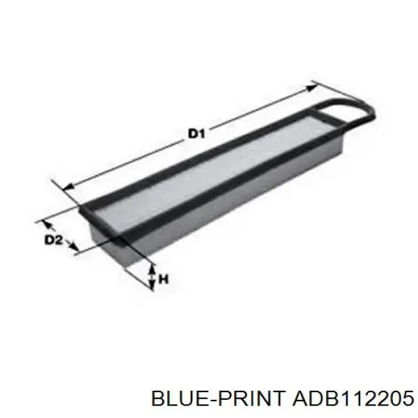 ADB112205 Blue Print filtro de aire