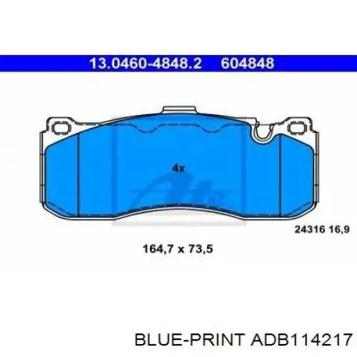 34116784807 BMW pastillas de freno delanteras