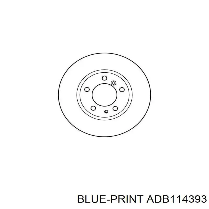 ADB114393 Blue Print freno de disco delantero