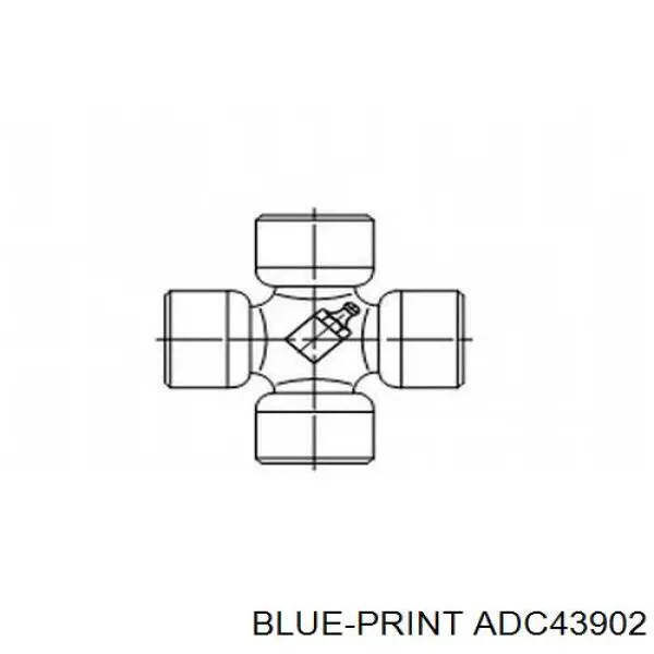  Cruceta de árbol de cardán trasero para Mitsubishi L 200 KA, KB