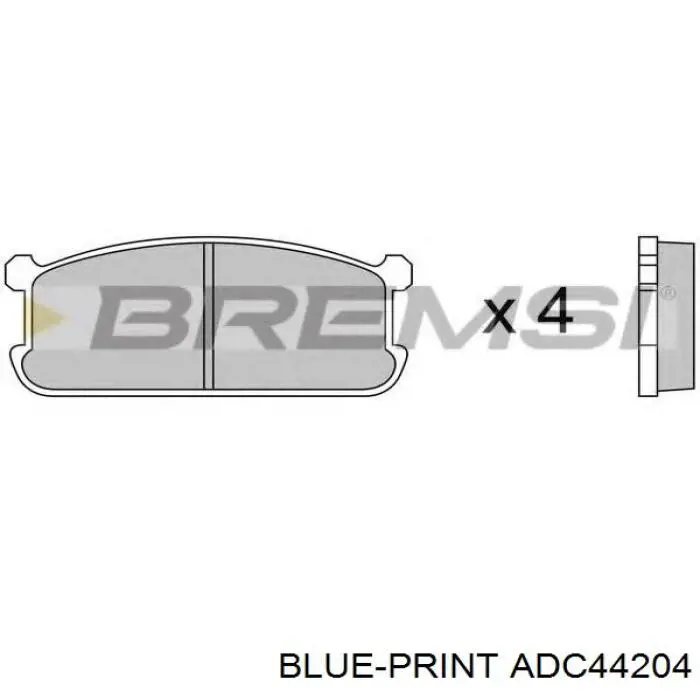 MB134815 Mitsubishi pastillas de freno delanteras