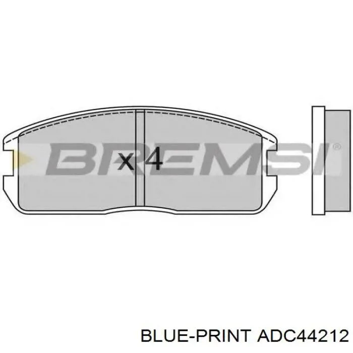 MB407460 Mitsubishi pastillas de freno delanteras