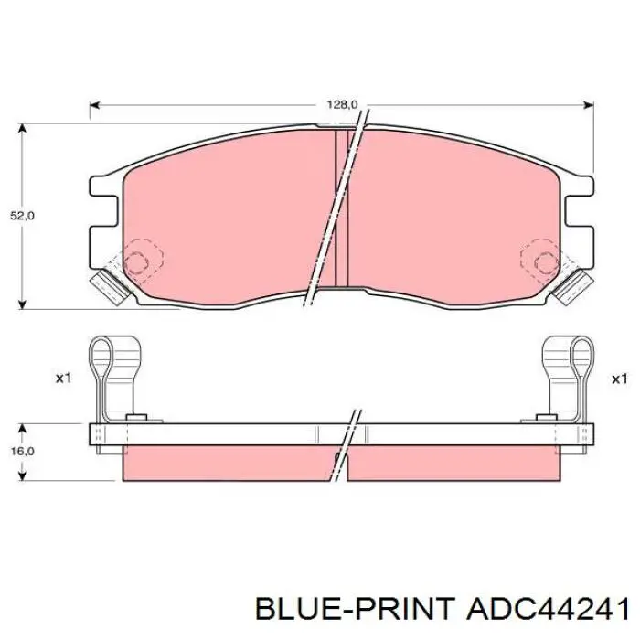  Pastillas de freno traseras para Mitsubishi Galant 7 