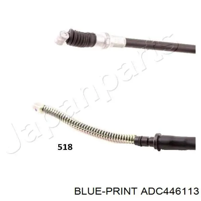 MMB520892 Mitsubishi cable de freno de mano trasero izquierdo