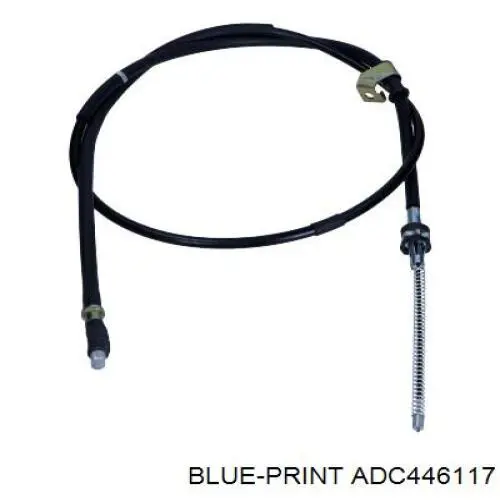 MMR128203 Mitsubishi cable de freno de mano trasero izquierdo