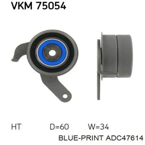 ADC47614 Blue Print rodillo, cadena de distribución