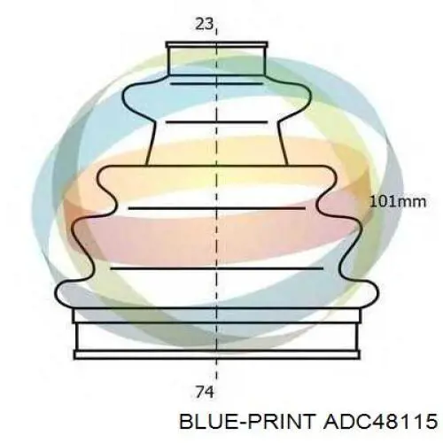 3524116R27 Isuzu fuelle, árbol de transmisión delantero exterior