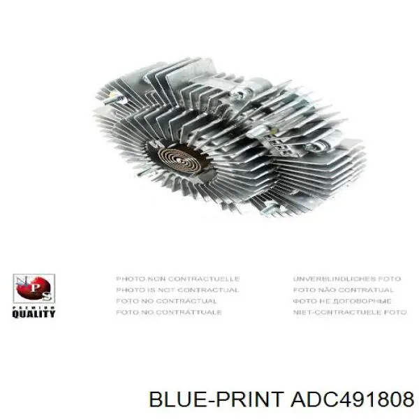 ADC491808 Blue Print embrague, ventilador del radiador