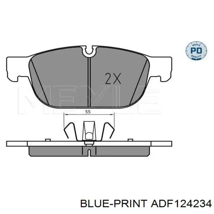  Pastillas de freno delanteras para Volvo XC90 2 