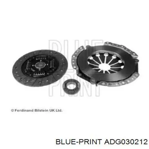 ADG030212 Blue Print kit de embrague (3 partes)