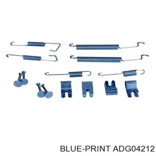 ADG04212 Blue Print pastillas de freno traseras