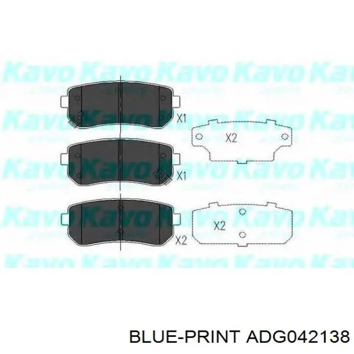  Pastillas de freno traseras para SsangYong Korando 