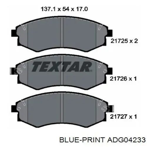 5810138A00 Hyundai/Kia pastillas de freno delanteras