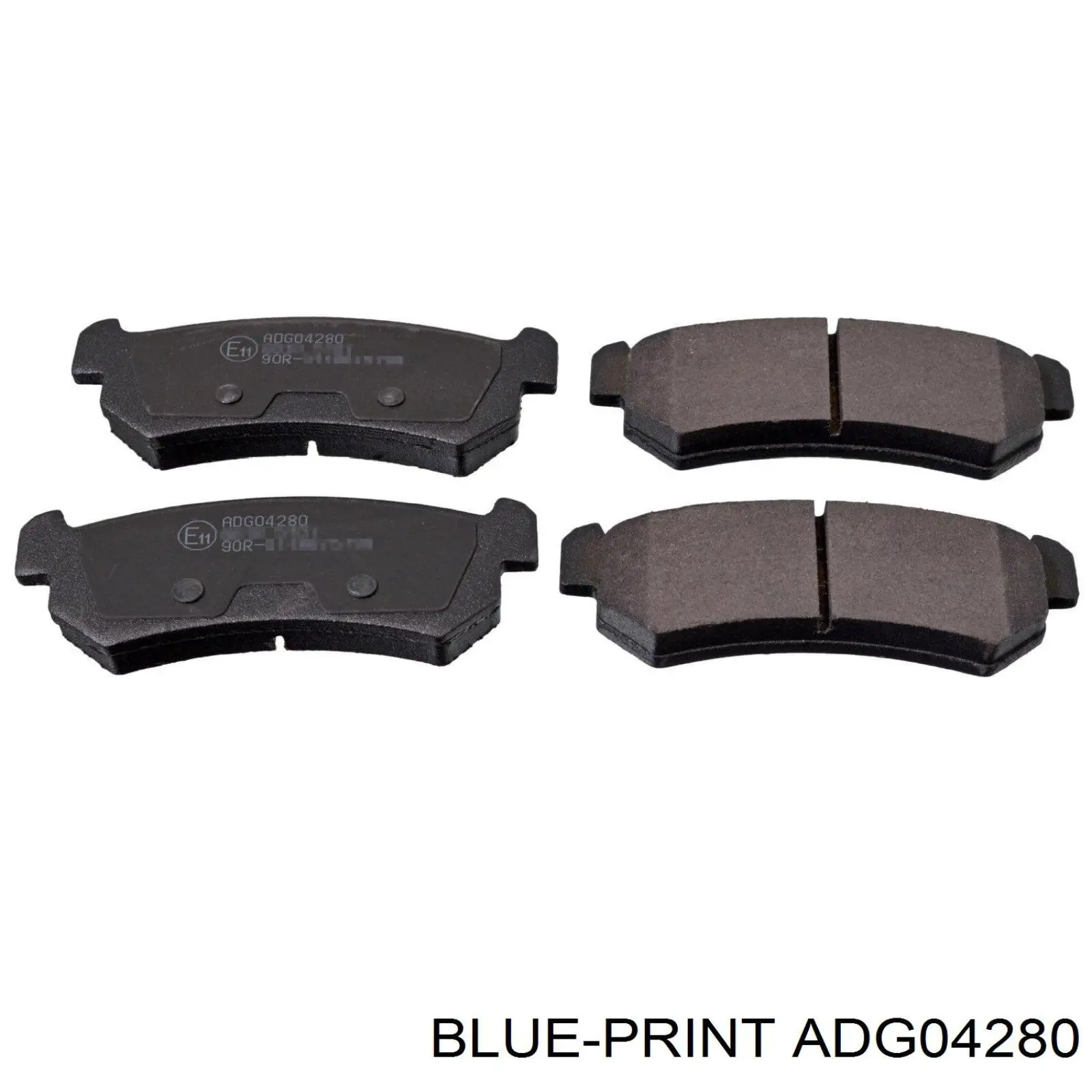 ADG04280 Blue Print pastillas de freno traseras