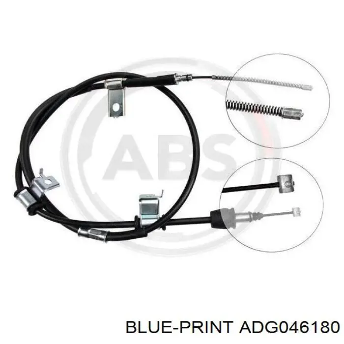  Cable de freno de mano trasero izquierdo para KIA Rio 2 