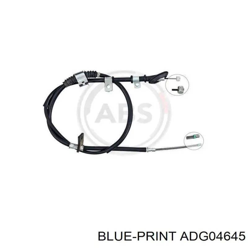  Cable de freno de mano trasero derecho para Hyundai Lantra 2 