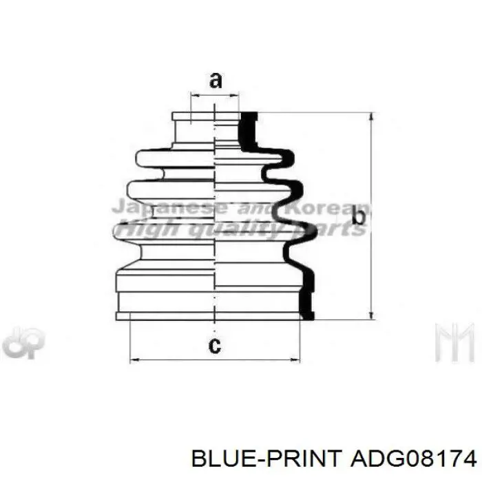 A01325530 Mazda fuelle, árbol de transmisión delantero exterior