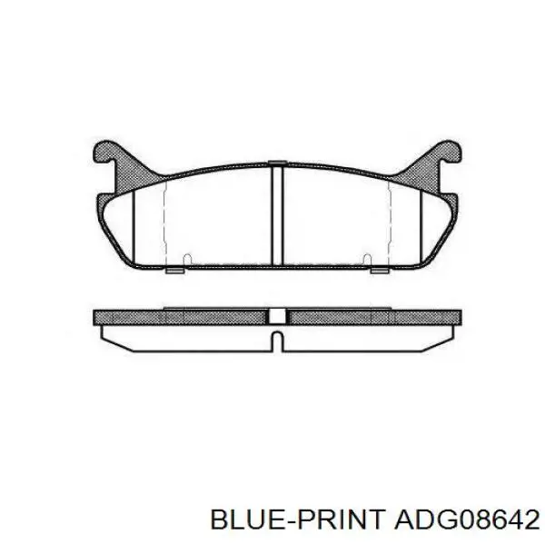 ADG08642 Blue Print rótula de suspensión inferior