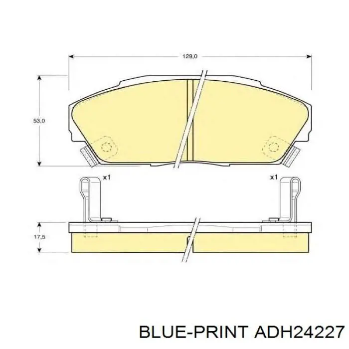 45022SG0000 Honda pastillas de freno delanteras