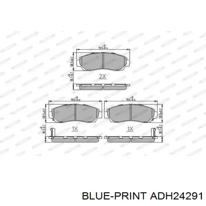  Pastillas de freno delanteras para Honda CR-V RE