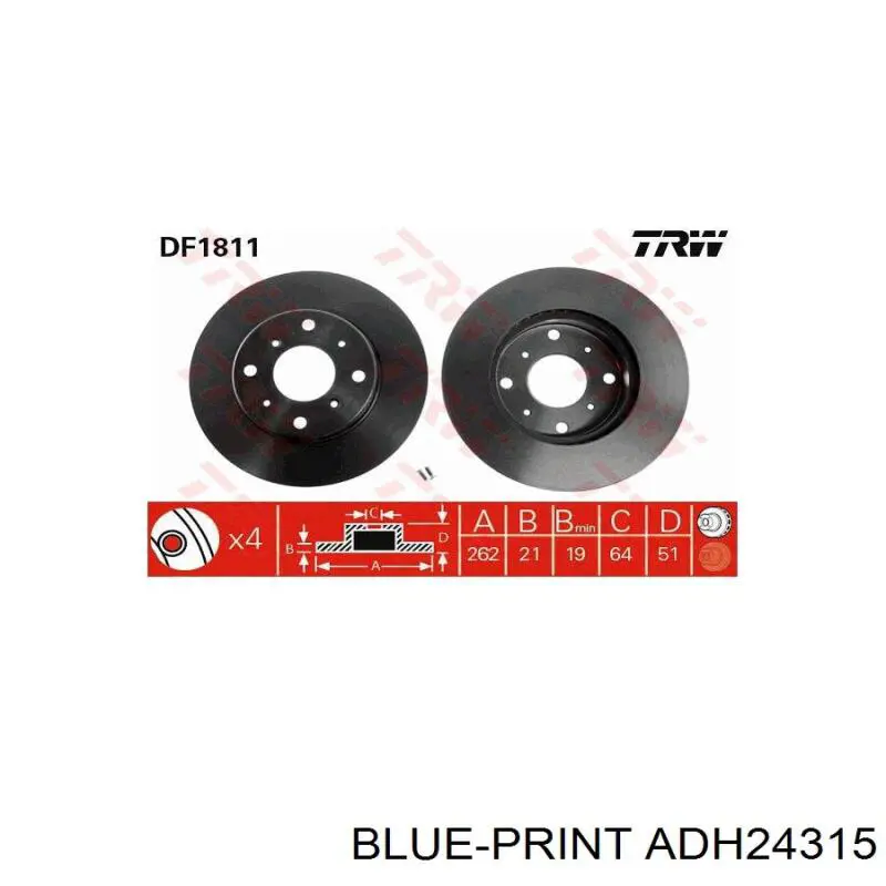  Freno de disco delantero para Honda Legend 1 