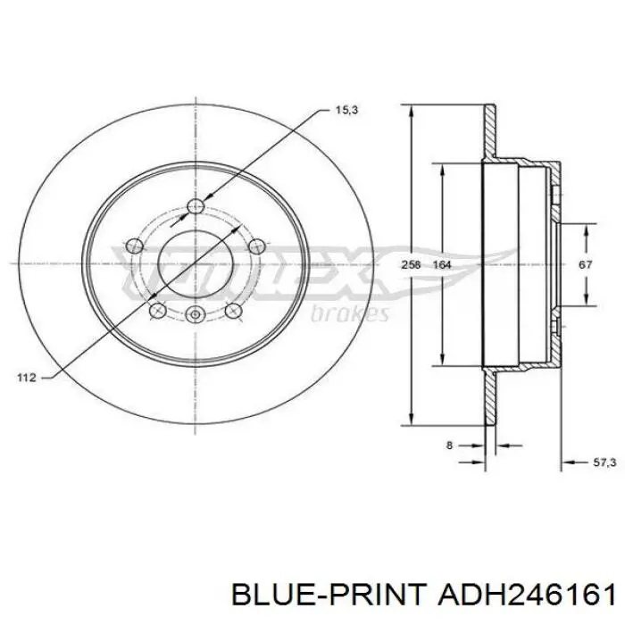  Cable de freno de mano delantero para Honda CR-V RD