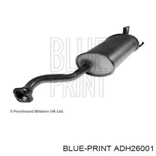  Silenciador posterior para Honda Jazz GD, GE