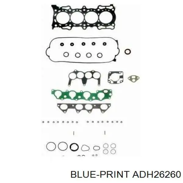  Juego de juntas de motor, completo, superior para Honda Accord 5 