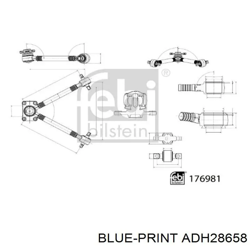 CJ413R Japan Parts barra oscilante, suspensión de ruedas delantera, inferior derecha