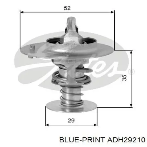 ADH29210 Blue Print termostato, refrigerante