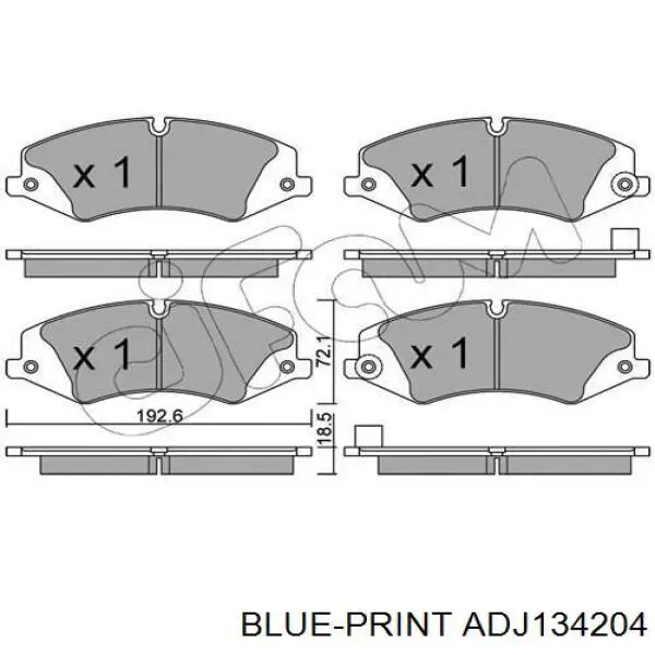 LR016962 Land Rover pastillas de freno delanteras