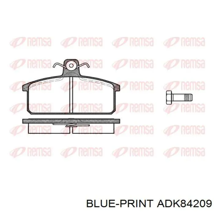 500028834 Iveco pastillas de freno traseras