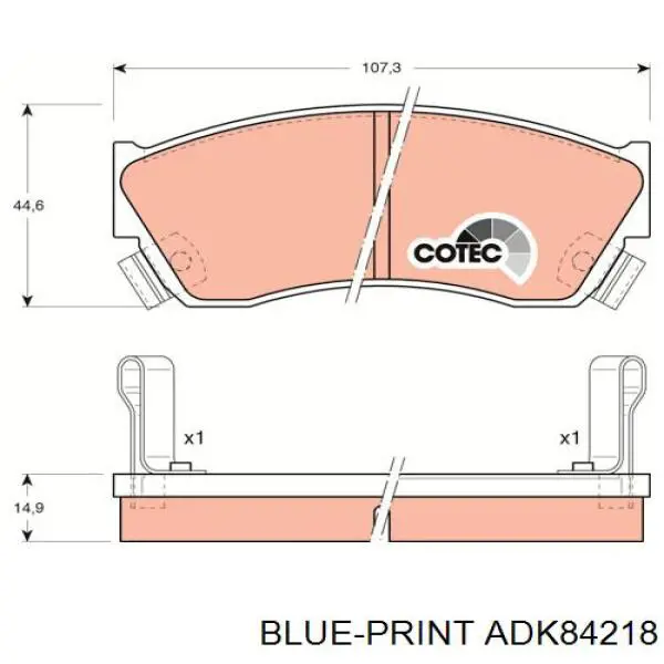  Pastillas de freno delanteras para Suzuki Swift 2 