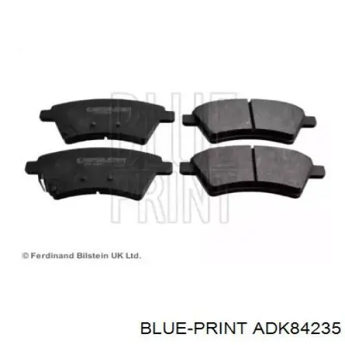 ADK84235 Blue Print pastillas de freno delanteras