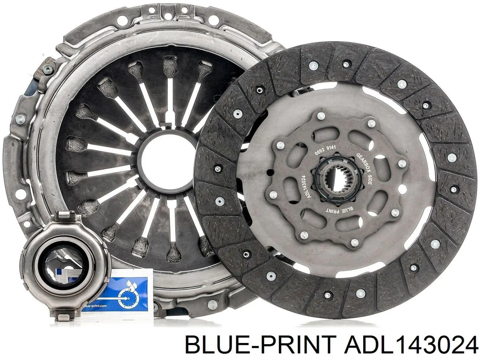 ADL143024 Blue Print kit de embrague (3 partes)