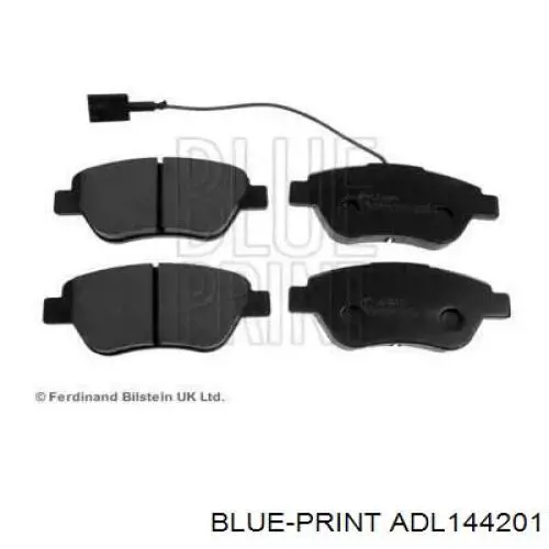 ADL144201 Blue Print pastillas de freno delanteras