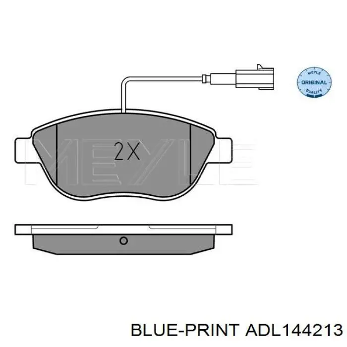  Pastillas de freno delanteras para Fiat 500 312