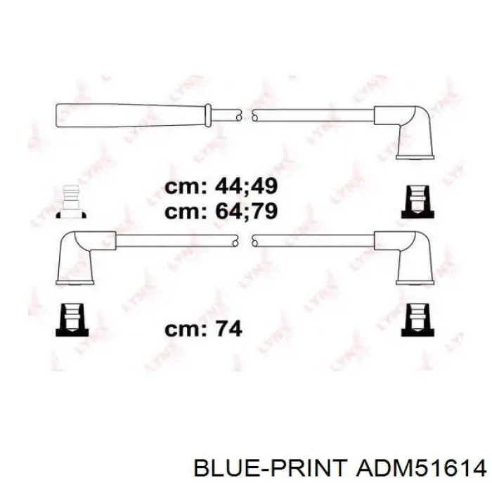 ADM51614 Blue Print juego de cables de encendido