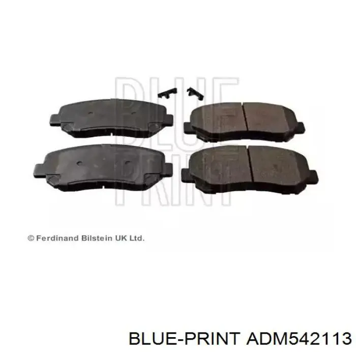 ADM542113 Blue Print pastillas de freno delanteras