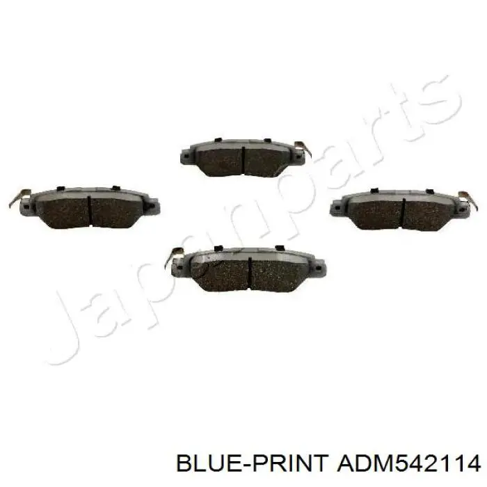 ADM542114 Blue Print pastillas de freno traseras