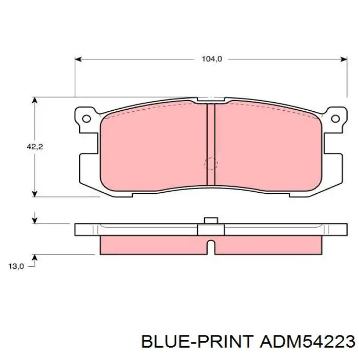  Pastillas de freno traseras para Mazda 626 3 