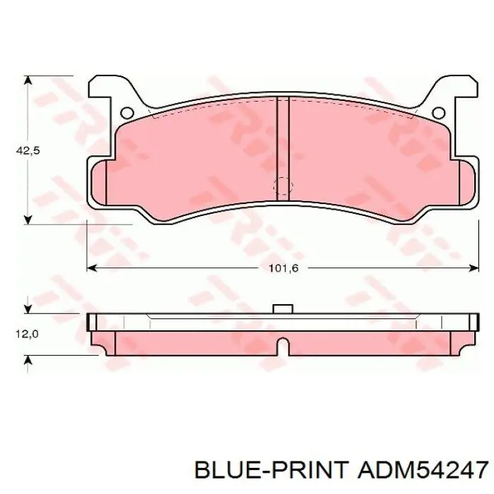 BL782643Z Mazda pastillas de freno traseras