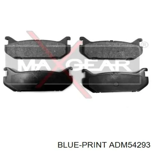 ADM54293 Blue Print pastillas de freno traseras