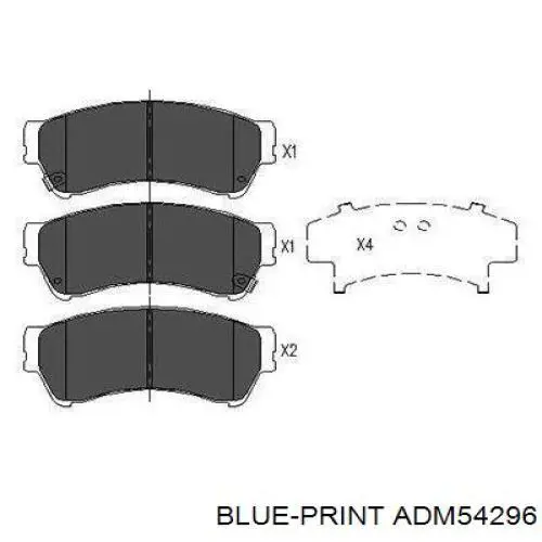 GPYB3323ZD Mazda pastillas de freno delanteras