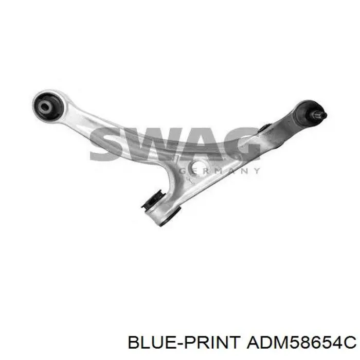 ADM58654C Blue Print barra oscilante, suspensión de ruedas delantera, inferior derecha