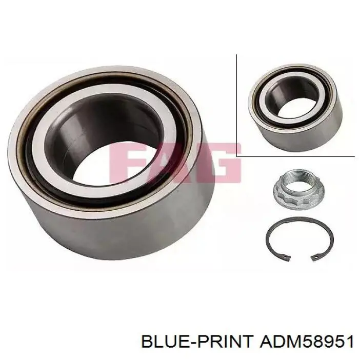 ADM58951 Blue Print árbol de transmisión delantero izquierdo